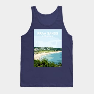 Praa Sands Cornwall. Cornish gift. Travel poster Tank Top